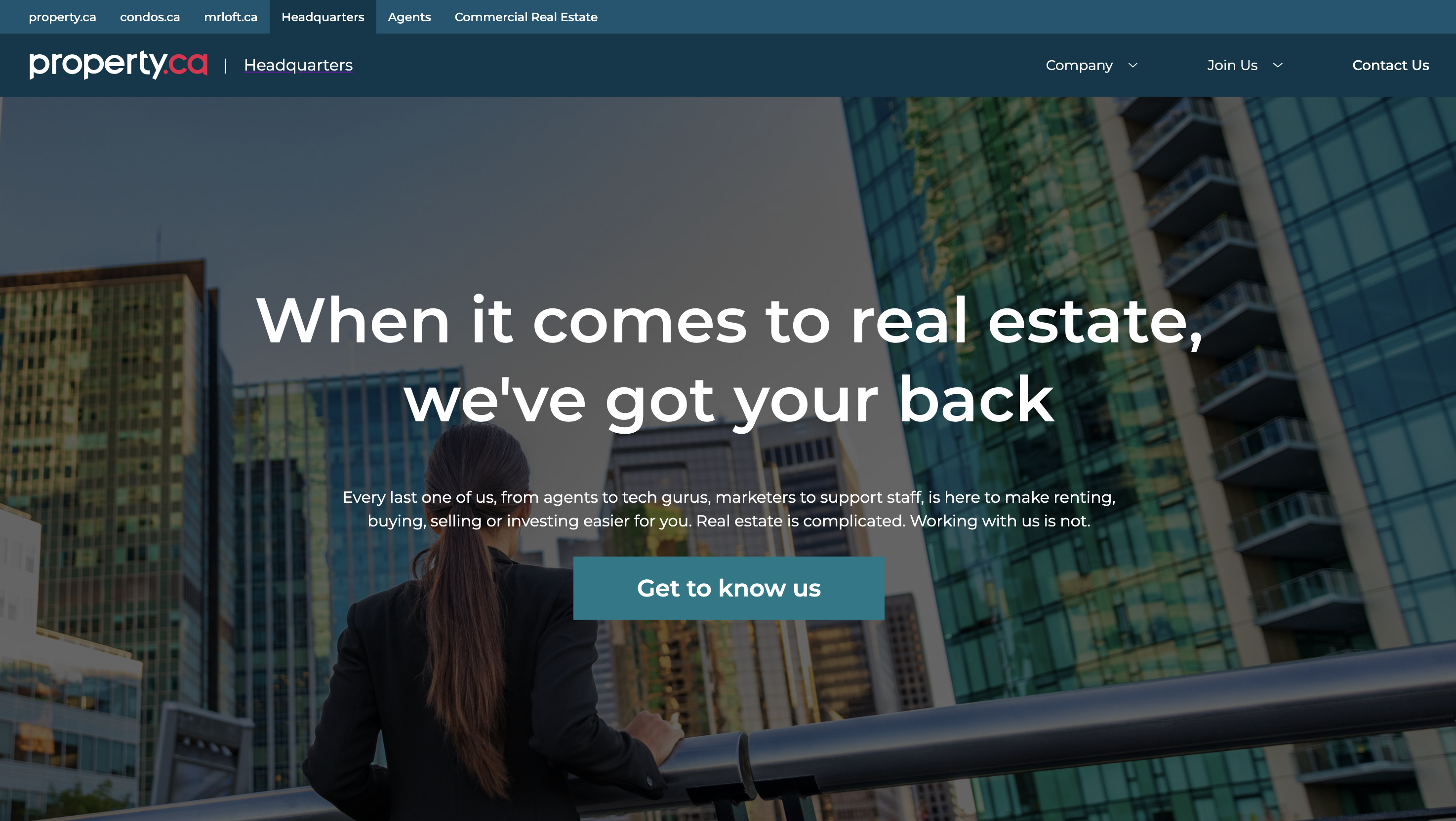agents.property.ca screenshot